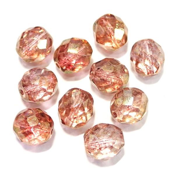 0123-10FC/15495　ラスタートパーズピンク　１０ミリ　１０個/１パック | 