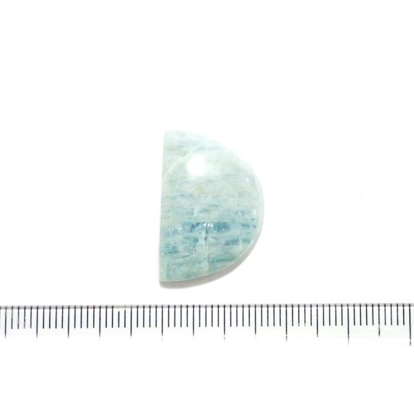 1230-『天然石ルース』　アクアマリン（ホール無）　約２４．５x１７mm（厚６mm）（４．４ｇ）　１個 | 