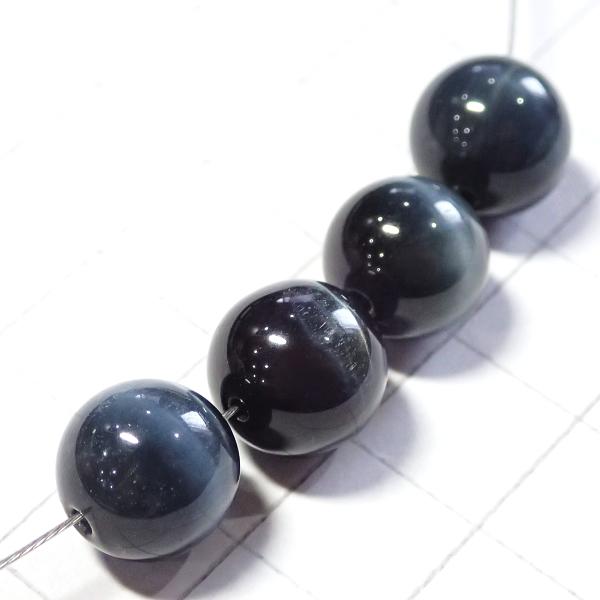 12301-天然石 10mm丸玉 ホワイトタイガーアイ 4個/1パック |  | 01