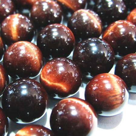 12303-天然石 10mm丸玉 レッドタイガーアイ 4個/1セット |  | 03