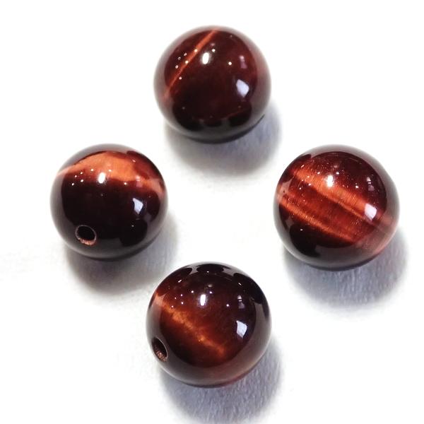 12303-天然石 10mm丸玉 レッドタイガーアイ 4個/1セット |  | 01