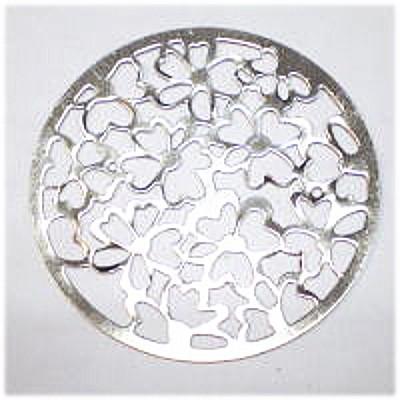 1233-『LLパーツ』　パーツ Filigree　シルバー　４９mm　１０個/１セット | 