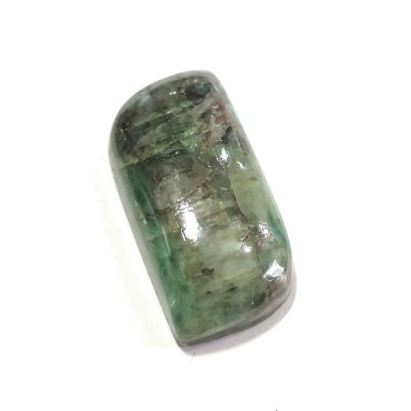 1234-『天然石ルース』　エメラルド（ホール無）　約２８ｘ１９mm（５．２ｇ）　１個 |  | 01