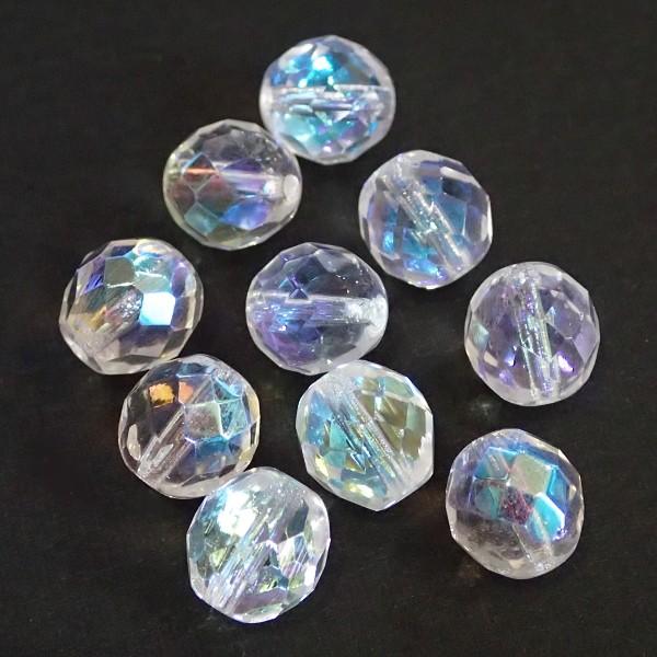 0125-10FC/0003AB　クリスタルオーロラ　１０ミリ　１０個/１パック | 