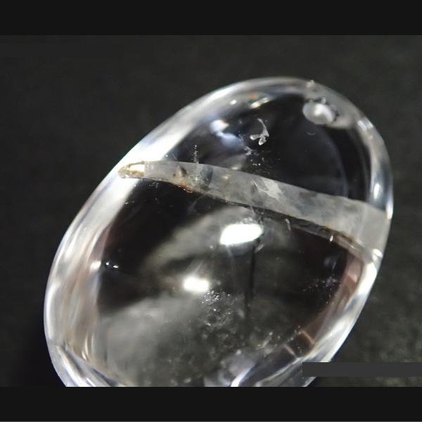 1252-《天然石ペンダント》　水晶ｉｎ水晶　約２１ｘ１４mm（４．５ｇ）　１個 |  | 02