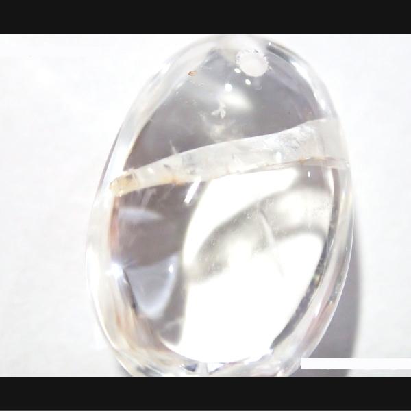 1252-《天然石ペンダント》　水晶ｉｎ水晶　約２１ｘ１４mm（４．５ｇ）　１個 |  | 03