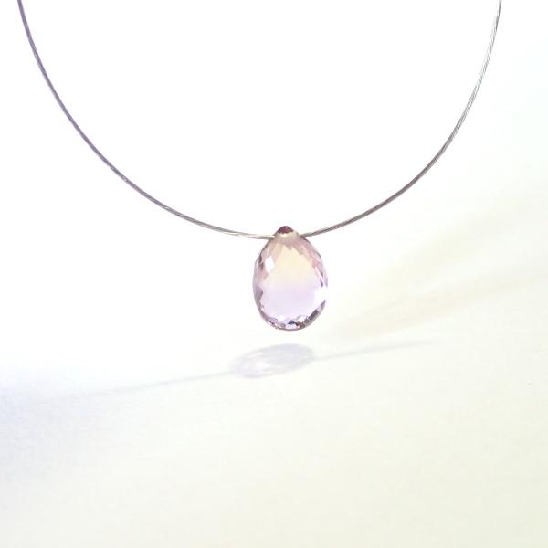 1263-《天然石Special》　アメトリンＡＡ　フラットカットドロップ　８．５ｘ６ｘ４．５ｍｍ　１個 |  | 02