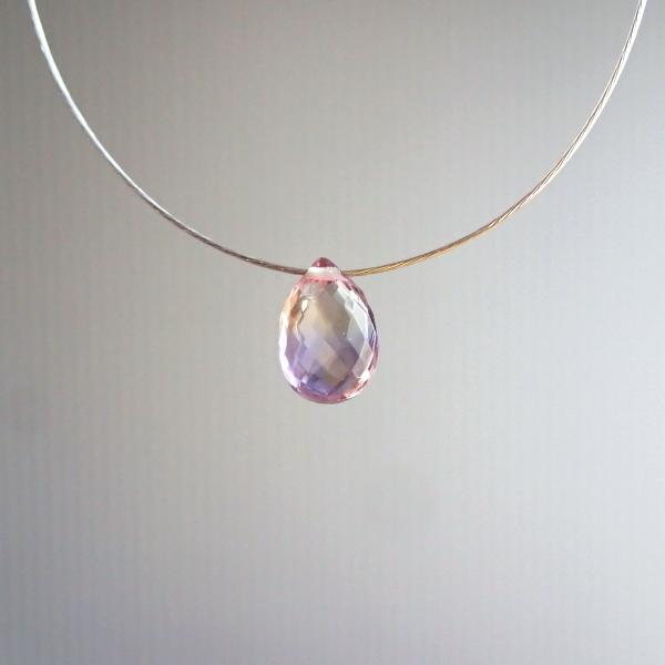 1263-《天然石Special》　アメトリンＡＡ　フラットカットドロップ　８．５ｘ６ｘ４．５ｍｍ　１個 |  | 03