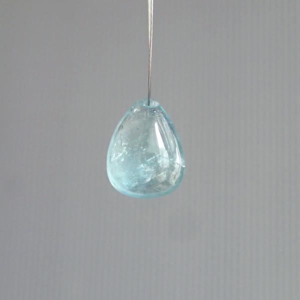 1265-《天然石ペンダント》　アクアマリン　約１８．５ｘ１４．５mm（３．７ｇ）　１個 |  | 04