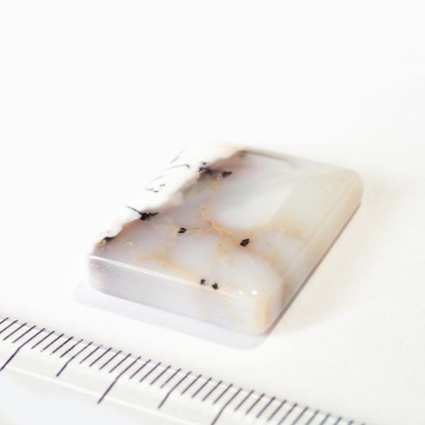 1266-『天然石ルース』　マーリナイト（ホール無）　約２３ｘ２８mm（５．７ｇ）　１個 |  | 02