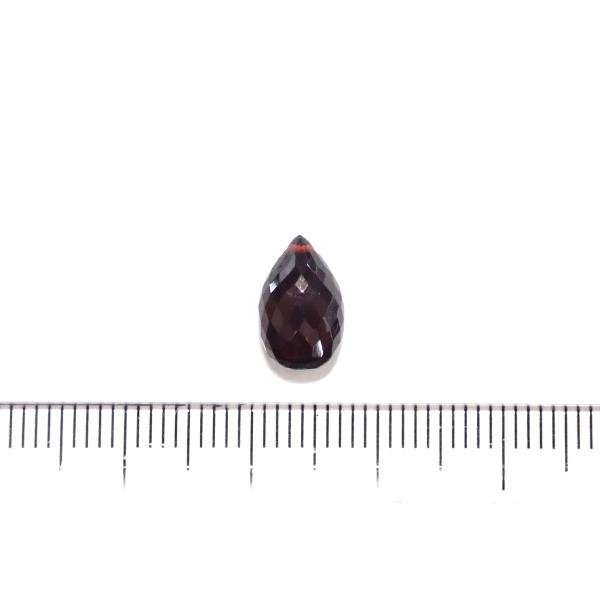 1275-《天然石Special》　ガーネットAA　フラットカットドロップ　１１ｘ７ｘ５ｍｍ　１個 | 
