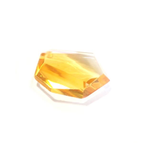 1282-《天然石ペンダント》　シトリン※カット有※　約２４ｘ２１mm（４．２ｇ）　１個 |  | 05