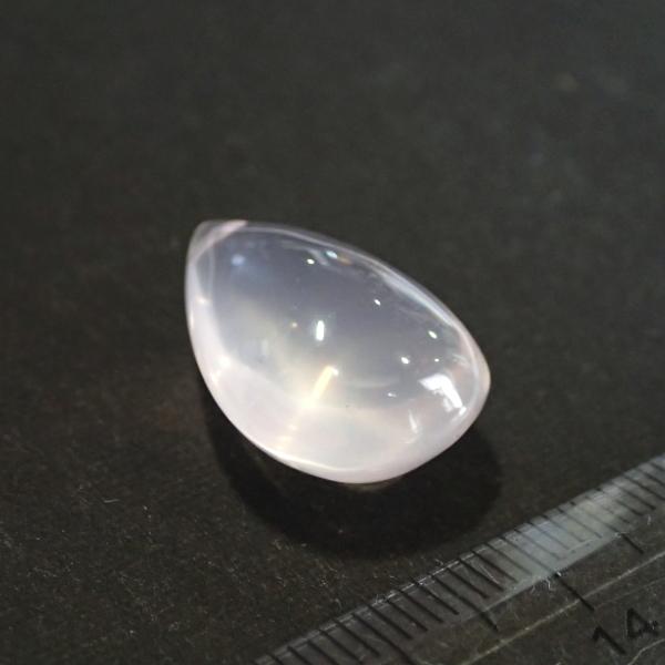 1286-《天然石ペンダント》　マダガスカル・ローズクォーツ　約２１ｘ１４．５mm（３．７ｇ）　１個 |  | 01