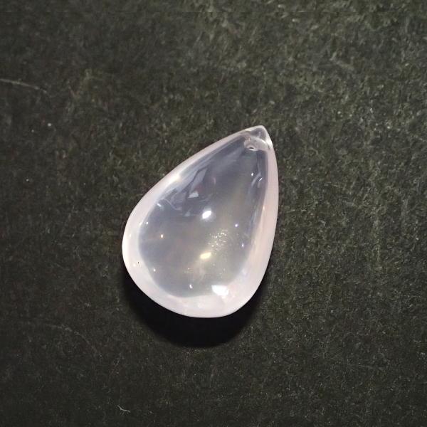 1286-《天然石ペンダント》　マダガスカル・ローズクォーツ　約２１ｘ１４．５mm（３．７ｇ）　１個 |  | 02