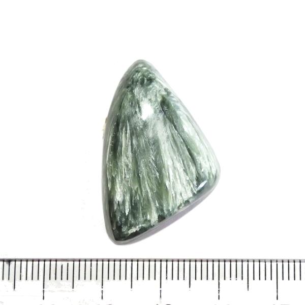 1288-『天然石ルース』　セラフィナイト（ホール無）　約３２ｘ２１mm（５．８ｇ）　１個 | 