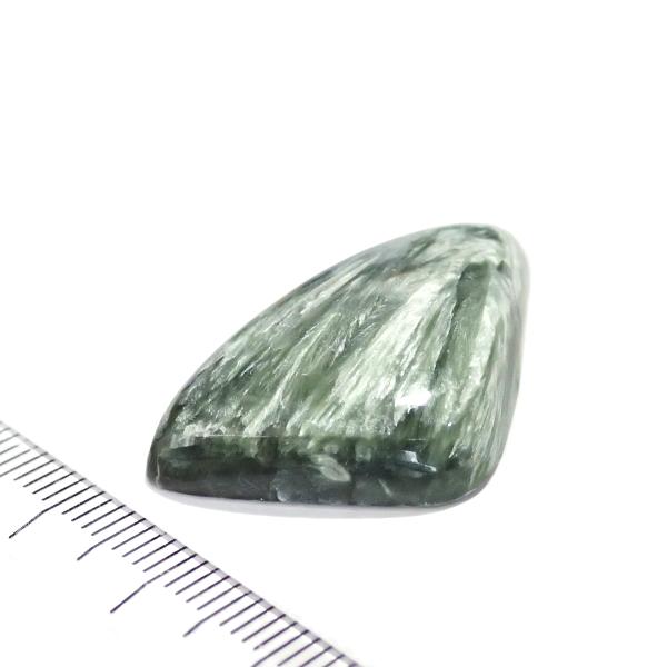 1288-『天然石ルース』　セラフィナイト（ホール無）　約３２ｘ２１mm（５．８ｇ）　１個 |  | 02