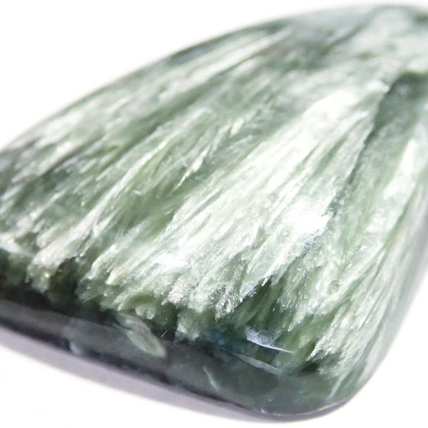 1288-『天然石ルース』　セラフィナイト（ホール無）　約３２ｘ２１mm（５．８ｇ）　１個 |  | 03