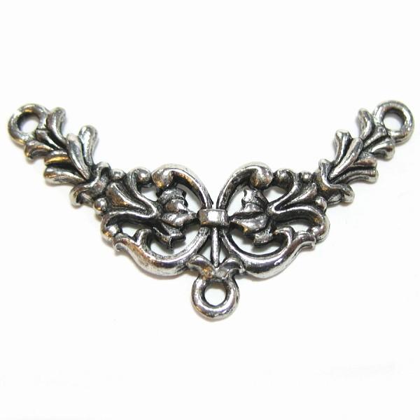 13110-【ＮＹピューター】　コネクター　銀古美　３５mm　５個/１セット | 