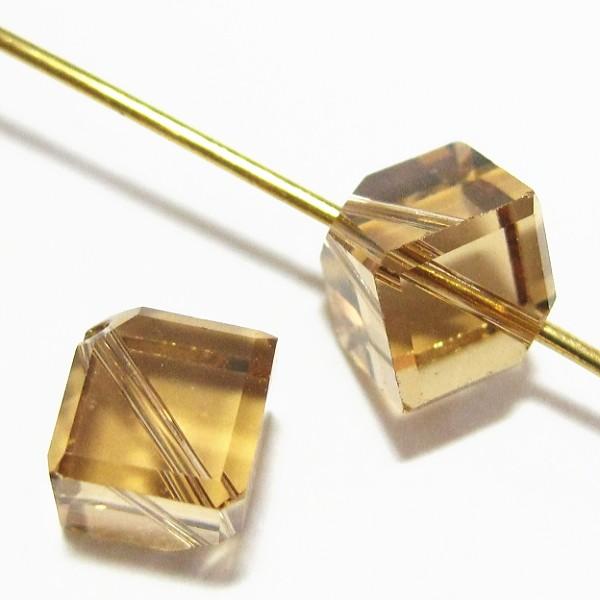 13212-swarovski　＃5600　ライトコロラドトパーズ　６mm　２個/１パック | 