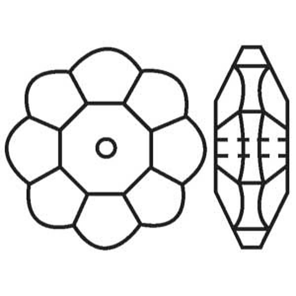 13227-swarovski　＃3700　ジェット　６mm　１０個/１パック |  | 01