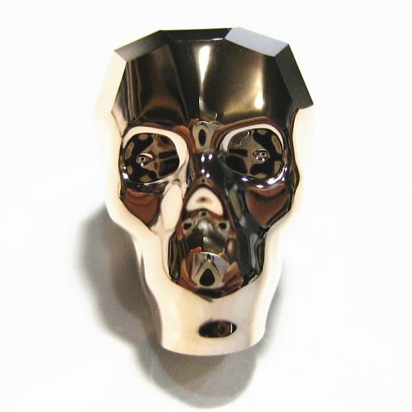 13511-swarovski　＃5750　スカルビーズ　ローズゴールド２Ｘ　１３mm　１個 | 