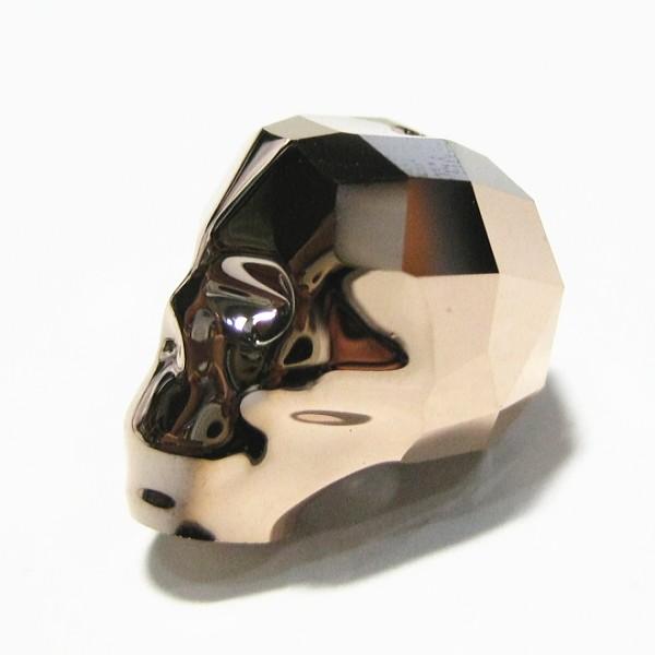 13511-swarovski　＃5750　スカルビーズ　ローズゴールド２Ｘ　１３mm　１個 |  | 01
