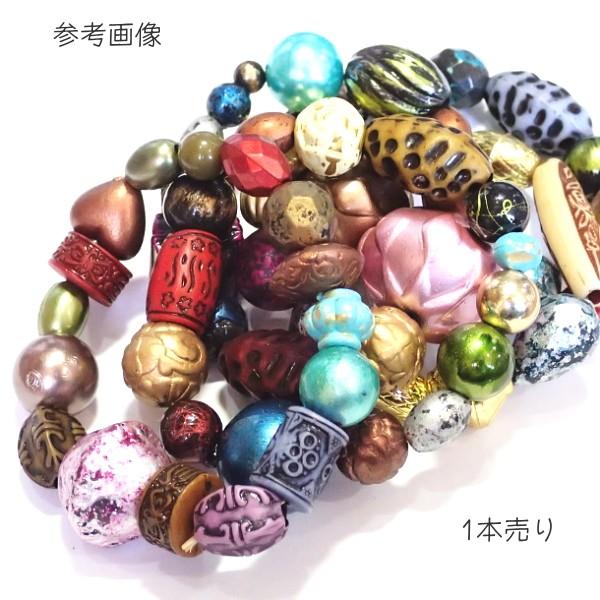 13879-『ブレスレット』　アクリルミックス　ストレッチブレス　　１個 |  | 02