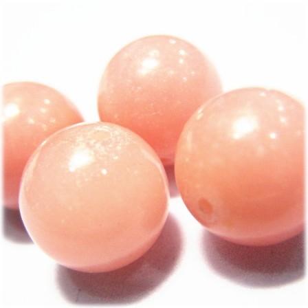 14029-天然石 12mm丸玉 ピンクオパール ※1粒 | 