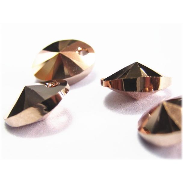 14973-swarovski　＃6028　オーバル ペンダント ローズゴールド2X　【1個】 |  | 01