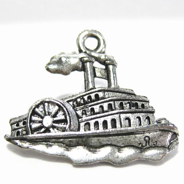 15006-【ＮＹピューター】　船　銀古美　２２ｘ２０mm　５個/１セット | 