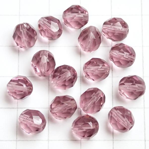 0151-8FC/2002　ライトアメジスト　８ミリ　１６個/１パック | 