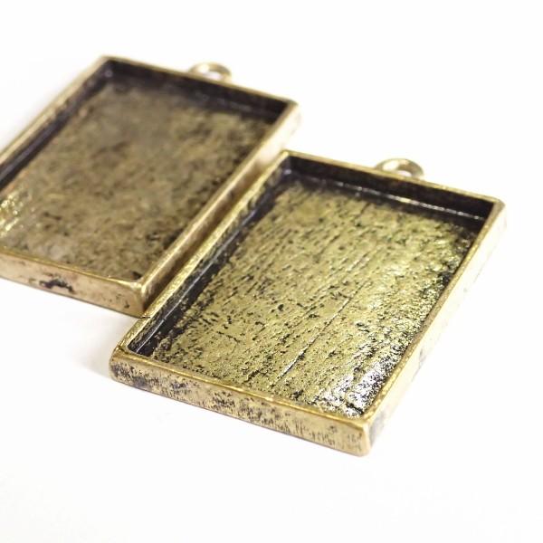 1516-［セッティング］　ミール皿　長方形　真鍮古美　３０ｘ２０mm（内径）　２個/１パック |  | 01