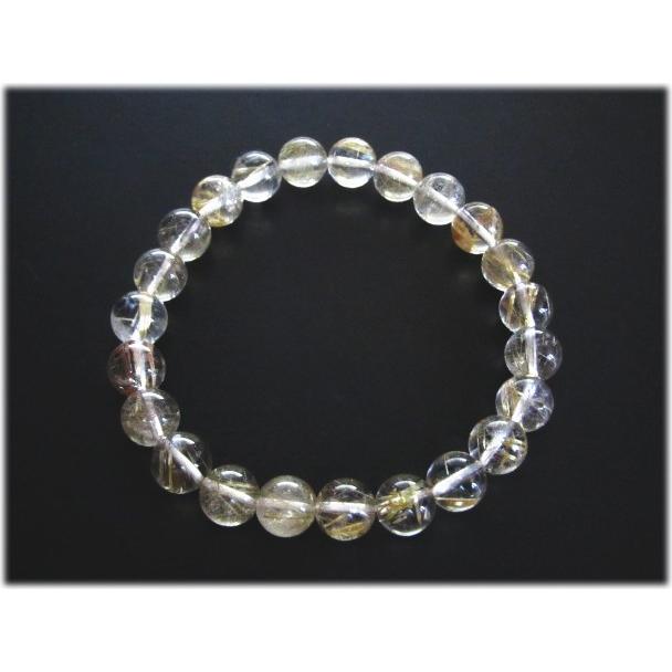 【パワーストーン】ゴールドルチルクオーツのブレスレット★【天然石ブレスレット】 |  | 02