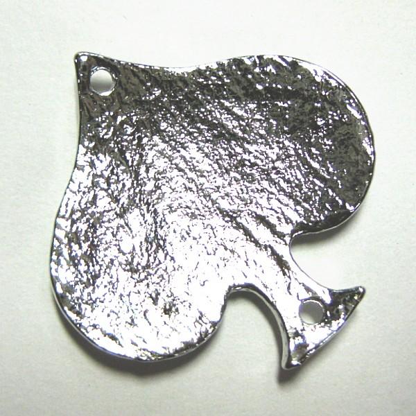 1530-《メタルチャーム・パーツ》　スペードコネクター　銀古美　３５x３３mm　４個/１セット |  | 01