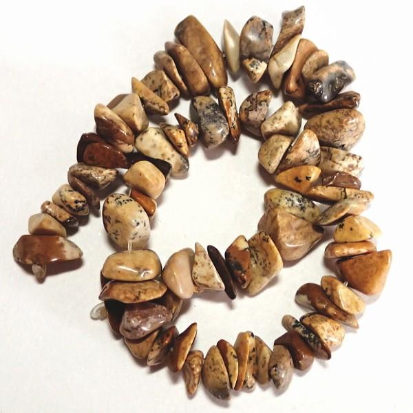 1542-《天然石　さざれ》　ピクチャージャスパー　約１８cm　１本 | 