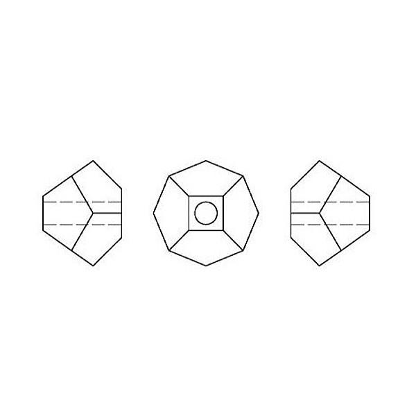 15490-swarovski　＃5310　ジェット　４．５ｘ３．５mm　６個/１パック |  | 01