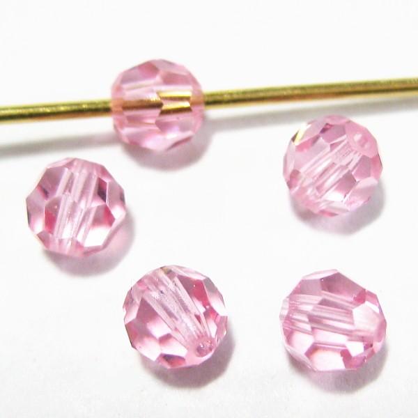 16024-swarovski　＃5000　ライトローズ　４mm　５個/１パック | 