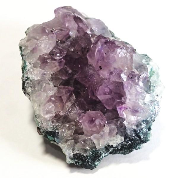 16027-《天然石　クラスター》　アメジスト　ブラジル産　８０x６３x４５mm　重量：２２８g　１個 | 