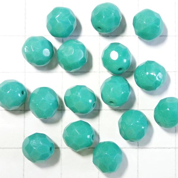 0165-8FC/63130　ターコイズグリーン　８ミリ　１６個/１パック | 