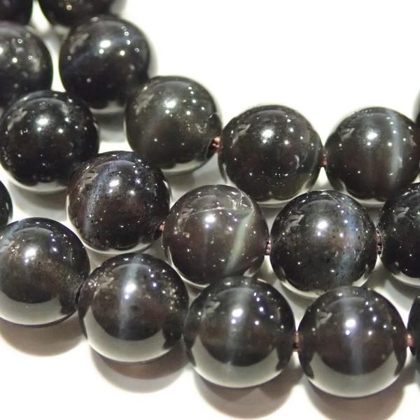 1913-《天然石　1連売り》　スキャポライト　キャッツアイ（濃いめ）　６mm　１本約３８cm |  | 01