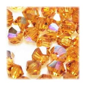 2046-SB3TO-AB スワロフスキー 3mmソロバン トパーズオーロラ 25個/1パック | 