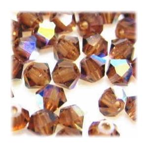 2047-SB3ST-AB スワロフスキー 3mmソロバン スモーキートパーズオーロラ 25個/1パック | 