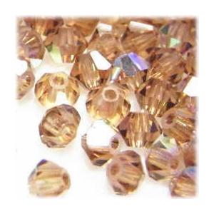 2050-SB3LST-AB スワロフスキー 3mmソロバン ライトスモーキートパーズオーロラ 25個/1パック | 