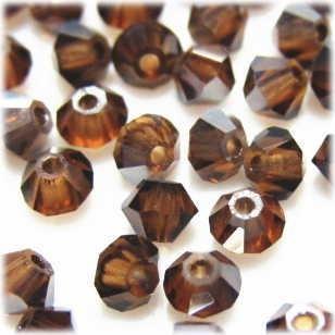 2053-SB3ST-S スワロフスキー 3mmソロバン スモーキートパーズサテン 25個/1パック | 