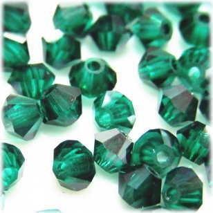 2070-SB3EM-S スワロフスキー 3mmソロバン エメラルドサテン 25個/1パック | 