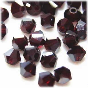 2101-SB3SI-S クリスタルガラス 3mmソロバン シャムサテン 25個/1パック | 