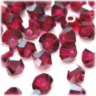 2104-SB3RU-S スワロフスキー 3mmソロバン　ルビーサテン 25個/1パック | 