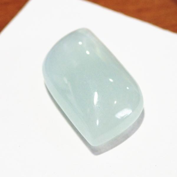 21210-《天然石ペンダント》　アクアマリン　約２３ｘ１３mm（２．９ｇ）　１個 |  | 01