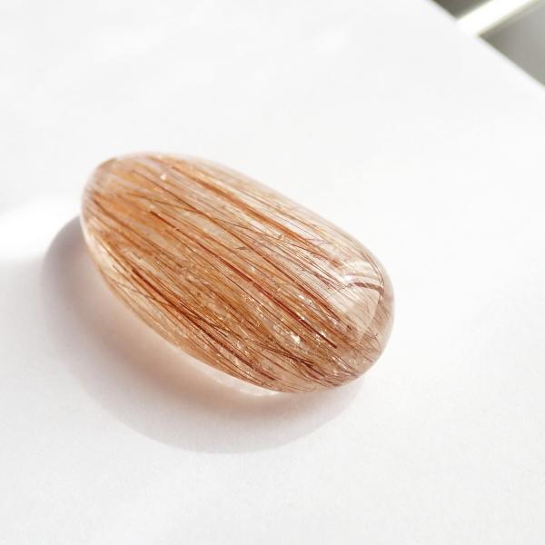 21212-《天然石ペンダント》　レッドルチルクォーツ　約３１ｘ１６mm（７．８ｇ）　１個 |  | 03