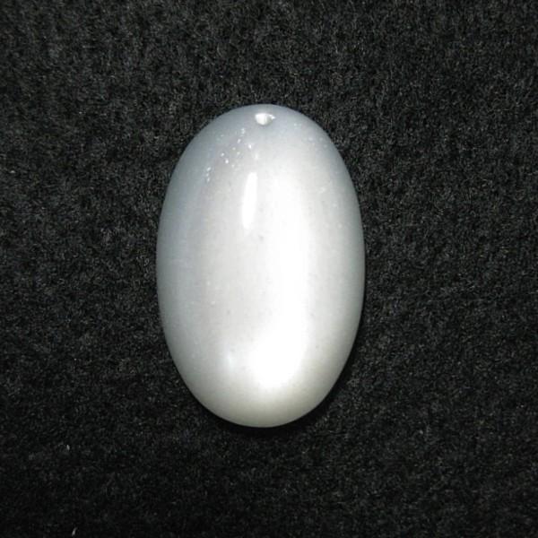 21216-《天然石ペンダント》　シルバームーンストーン　約２８ｘ１８mm（６．３ｇ）　１個 | 